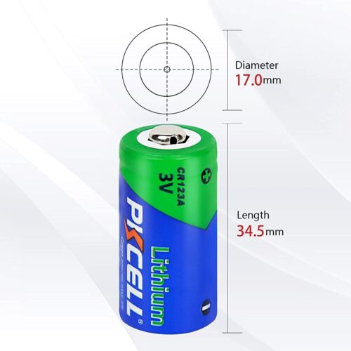 8x CR123A Lithium Batteries 1500mAh 3V CR123 for Camera Scientific Calculator - Picture 2 of 6