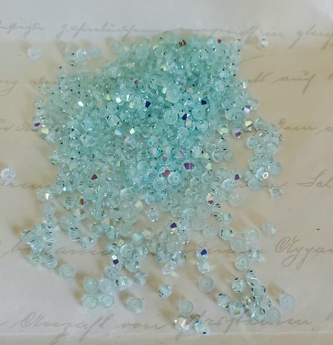 Swarovski 5301 3mm bicone beads, Light Azore AB (48pcs)