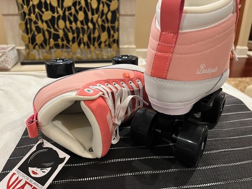 NEW Chaya Kismet Barbie Patin Pink Roller Skates Barbiepatin Size W 8.5 M 7.5 - Picture 10 of 13