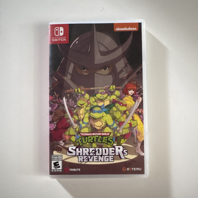 Teenage Mutant Ninja Turtles: Shredder's Revenge Switch 2022 cartridge w case