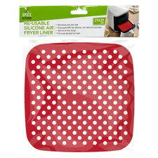 Reusable Silicone Air Fryer Liner Mat Non-Stick Food-Grade Oven Microwave Safe