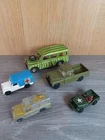 5 Vintage LandRovers| Dinky, Matchbox, Corgi, Willy's Jeep Playworn