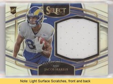 2021 Panini Select Jumbo Rookie Swatches 78/99 Jacob Harris #JS-JHA READ 0q1p