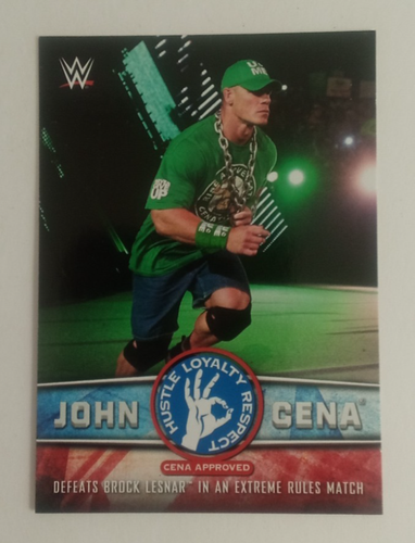 2017 Topps WWE Heritage John Cena Tribute Defeats Brock Lesnar #29 - Picture 1 of 2