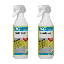 HG Mould Spray & Remover for Kitchen / Bathroom Tiles, Grout & Sealer 500ml (2 42.34 per litre