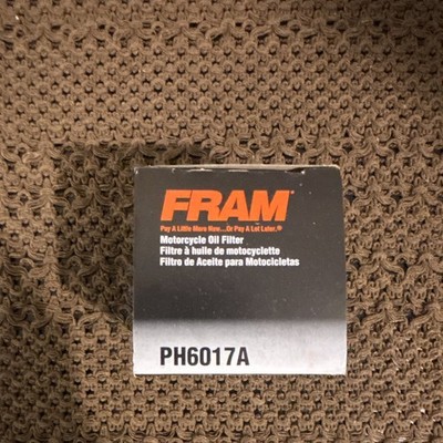 Fram Motorcycle Oil Filter Ph6017a