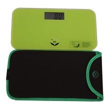 NewlineNY Green Mini Bathroom Travel Scale with Protection Sleeve, SBB0719MLG...