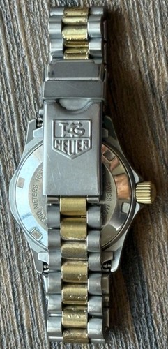 TAG HEUER Watch Professional 964.008R Champagne Dial Silver & Gold Quartz - Picture 14 of 16