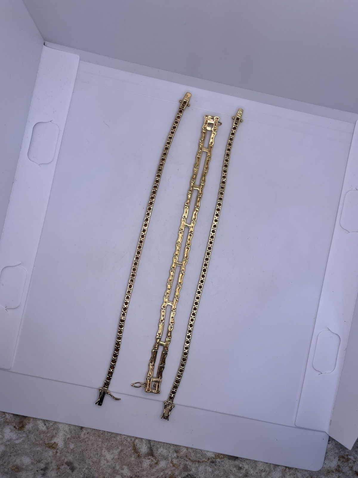 Joan Rivers interlocking interchangeable gold ton… - image 11