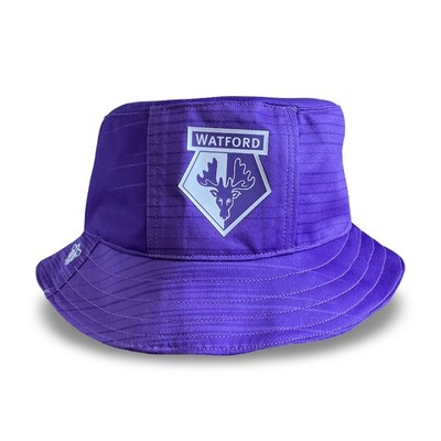 WATFORD FC  Bucket Hat made from Upcycled Official (purple) Kelme Shirt