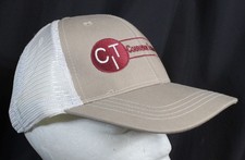 CTI Mesh Trucker Hat Corrosion Technology Inc Embroidered Logo Strap Back New
