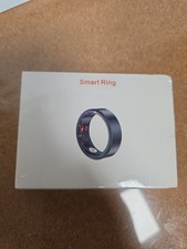 Smart Ring Size 13 Health Fitness Tracker Heart Rate Sleep Monitor Sealed Silver