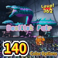 Basilisk Pair Level 362 Clone ARK🦕 Survival Ascended ASA PVE PC/XBOX/PS
