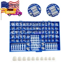 390Pcs Dental Polycarbonate Temporary Crowns 66 Sizes Crown Mold Guides kit USA