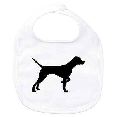 Baby Lätzchen English Pointer Silhouette Geschenkidee English Pointer Geschenk P