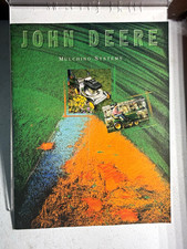 John Deere Mulching Systems Agriculture Advertising Brochure Original 94-12