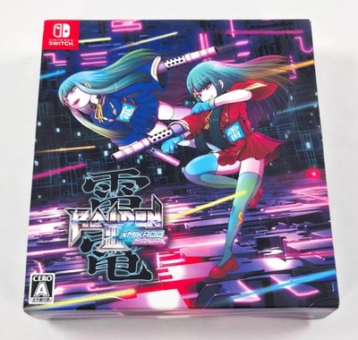 RAIDEN III 3 X MIKADO MANIAX LIMITED EDITION NEW UNUSED Japan Nintendo Switch