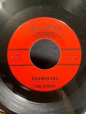 7'' 45 RPM THE ECHOES BABY BLUE ON SEG-WAY VG+ 1961