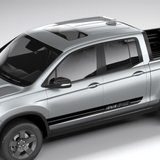 2 X Decal Sticker Car Side Stripes 4x4 Sport For Honda Ridgeline 2017 - Present