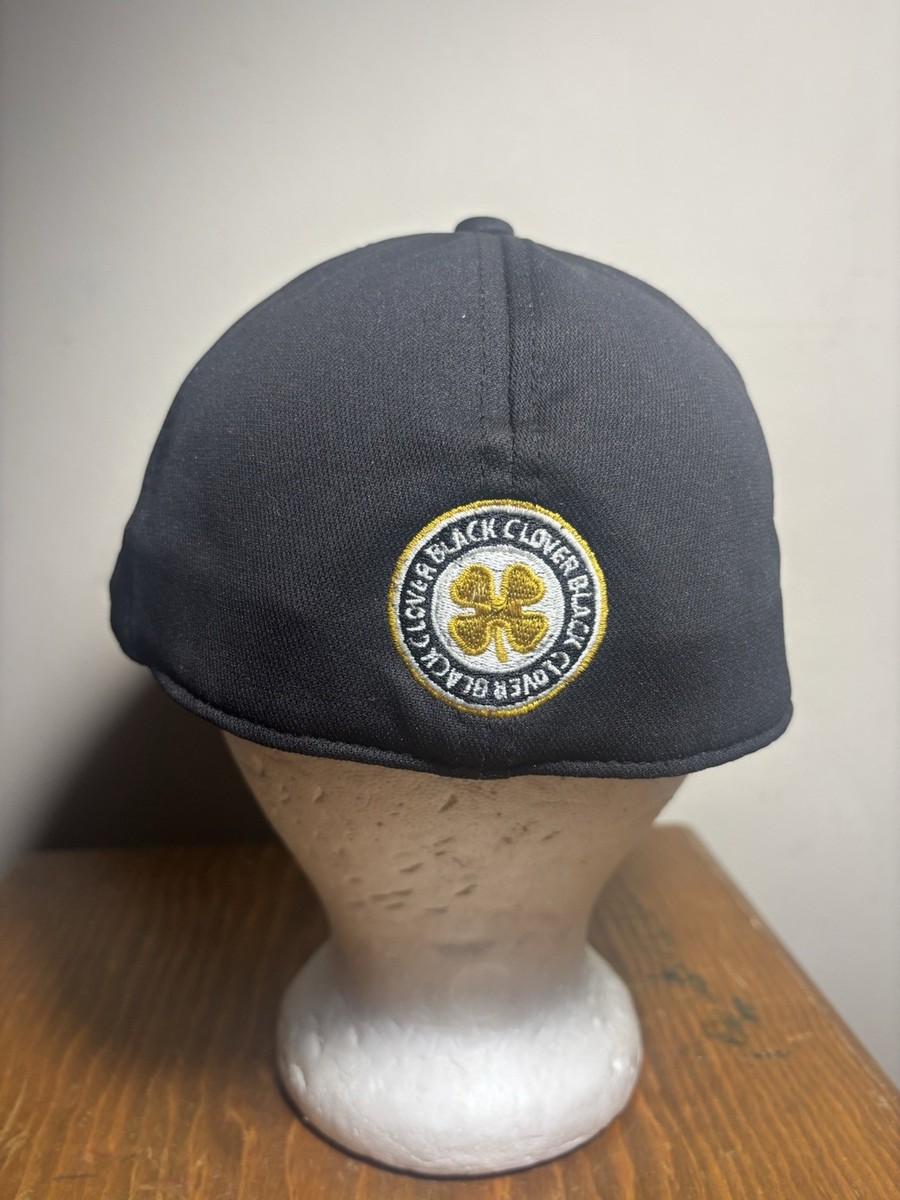 Black Clover Live Lucky Four leaf Clover L/XL Fitted Hat Cap