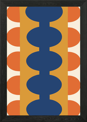 Abstraktes geometrisches Muster gerahmtes Wandbild Poster Leinwanddruck Bild