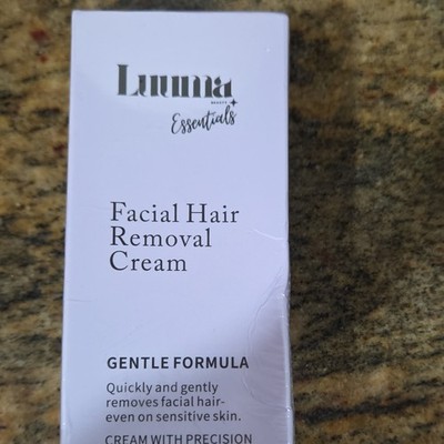 Luma Essentials Facial Hair Removal Cream 1.35 fl oz + Calming Serum 0.17