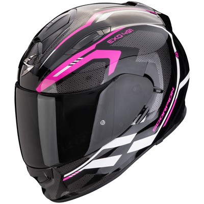 Scorpion Exo-491 Kripta Integralhelm Schwarz / Pink / Weiss Motorradhelm