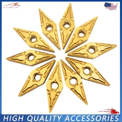 BEST-PARTS-BEST-SERVICE 10PCS Carbide Turning Inserts VNMG331 VNMG160404 –MA BP010 CNC Cutting Tools
