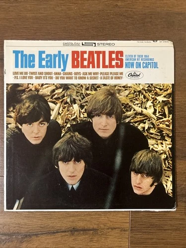 33 12" LP THE BEATLES THE EARLY BEATLES CAPITOL RED STEREO ST 2309