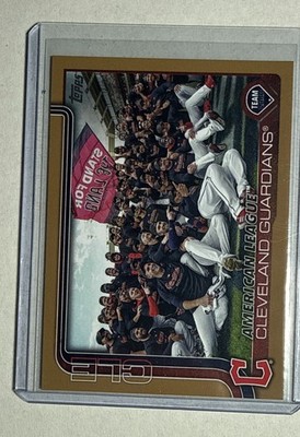 2025 Topps Series 2 - Cleveland Guardians #612 Gold 140/2025
