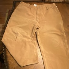Carhartt B11 BRN Original Dungaree Fit Brown Cotton Canvas Pants 42x30