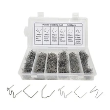 1200pcs Steel Hot Stapler Staples Repair Tools Kit For Plastic Welder Car Bumper
