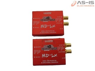 AS IS Lot of 2 Decimator MD LX HDMI (3G/HD/SD) SDI Bi Directional Converter