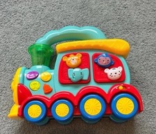 Musical Light Flashing Children’s Push Along Train Toy - Smyths Toys