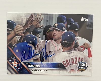 Will Harris SIGNED 2016 Topps Update All Star #US282 IP AUTO Houston Astros