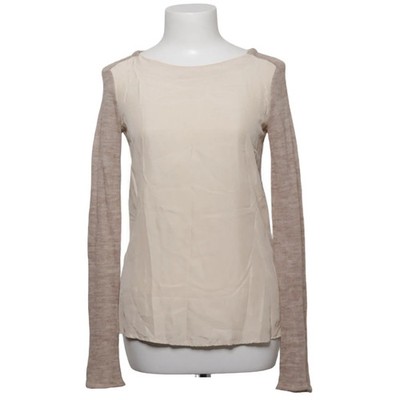 Zara Woman Studio, Strickpullover, Größe: XS, Beige, Seide/Wolle, Einfarbig #8pC