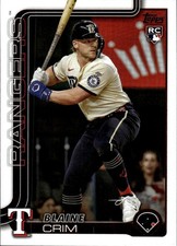 2025 Topps Update #US205 Blaine Crim Rainbow Foil