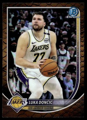 2025-26 Bowman #BCV-123 Luka Dončić Chrome Reptilian Refractor