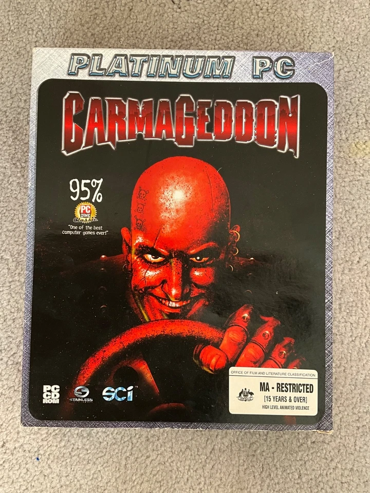 Carmageddon PC CD-Rom Big Box Classic Combat Game 1999 - Image 2 of 4