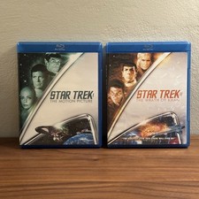 Star Trek I The Motion Picture  Star Trek II The Wrath of Khan Blu-Ray DVDs 