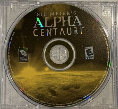 Sid Meier's Alpha Centauri PC Game 1999 EA Disc with Case