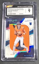 2025 Panini Immaculate Pat Bryant 1/1 Clearly Immaculate Platinum Nike Swoosh 
