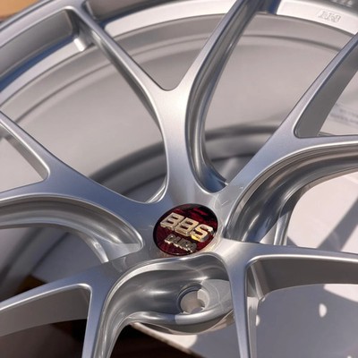 set of 4) BBS RI-D 20x9.5 +10, 20x10.5 +15 5x112 Diamond Silver