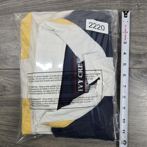 Ivy Crew Boathouse Jacket Mens Large L Vintage Colorblock Good Sailing Boating - Picture 17 of 19