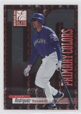 2001 Donruss Elite Primary Colors Red 83/975 Alex Rodriguez #PC-1 7xr