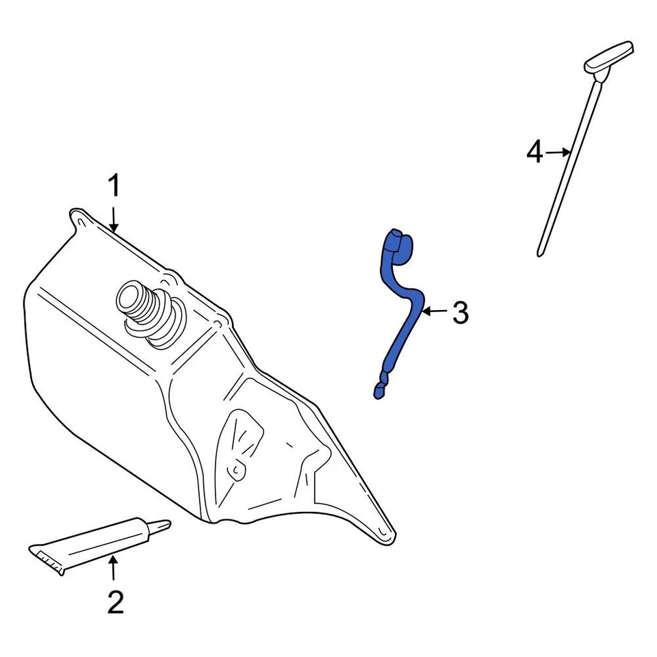 For Volvo S60 2001-2009 Volvo 9495020 Automatic Transmission Dipstick - Imagem 2 de 2