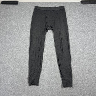 UNIQLO HEATTECH Women's Sz L Grey Extra Warm Cotton Tights Base Layer