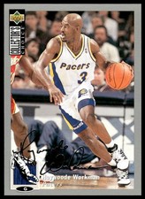 1994-95 Collector's Choice #109 Haywoode Workman Silver Signature Pacers NM+