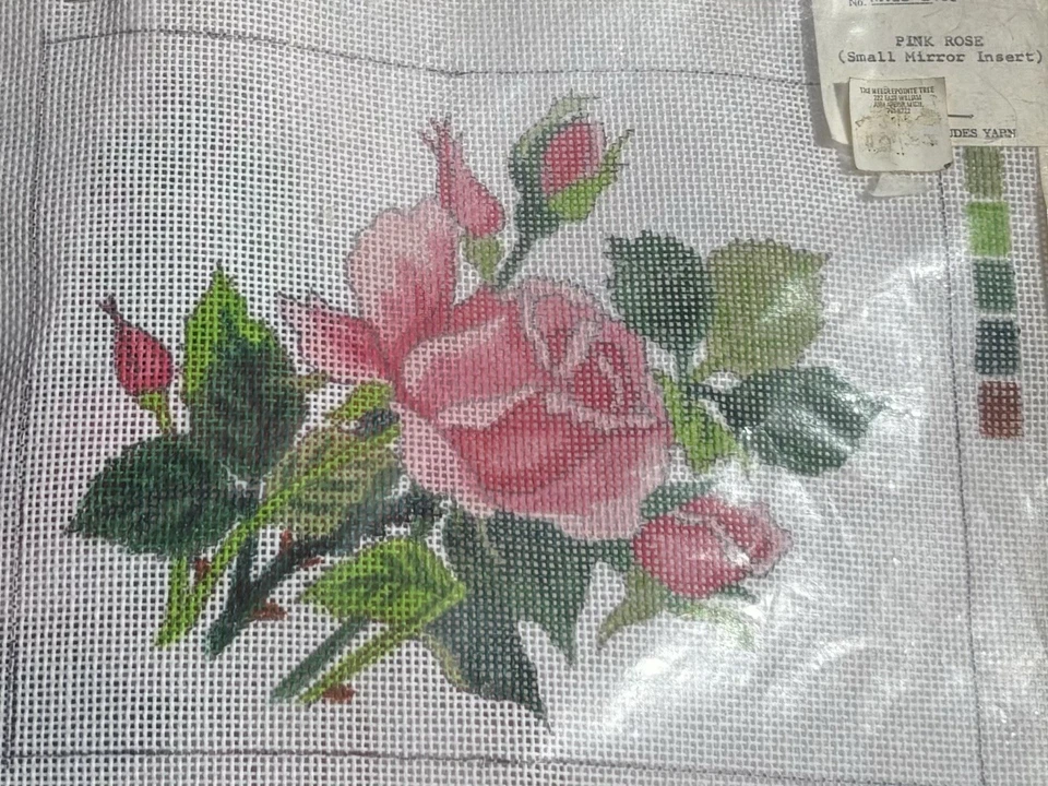 Kit de punta de aguja rosa pintada a mano de Nantucket Needleworks NMIS-140F Foto 2 de 4