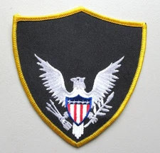 EAGLE FLAG SHIELD SECURITY JACKET VEST UNIFORM BLANK EMBROIDERED PATCH